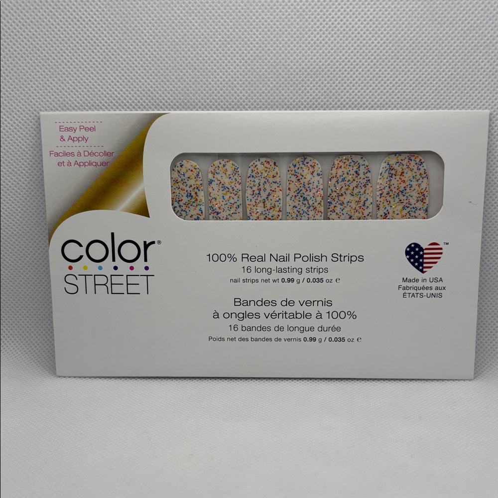 💅 3/$10 - year Color Street Confetti Nail Polish Strips - Sugar High